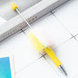 Fuzzy Beadable Pens Plush DIY Ballpoint Pen Wholesale 22 Macaron yellow-Gradient