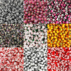 Halloween 15mm Silicone Beads Printed Design 50pcs with 28 Patterns