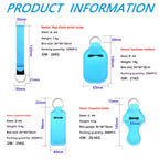 Neoprene Wristlet Keychain Comfortable Soft Loop 135mm 2