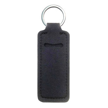 Neoprene Keychain Lip Balm Chapstick Holder Wholesale Black