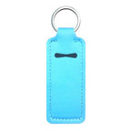 Neoprene Keychain Lip Balm Chapstick Holder Wholesale Blue