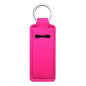 Neoprene Keychain Lip Balm Chapstick Holder Wholesale Rose red