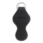 Neoprene Lipstick Chapstick Holder Keychains Wholesale Black