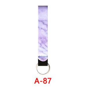Neoprene Marble Wristband Sanitizer Chapstick Holder Keychains Wholesale A87