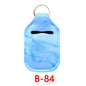 Neoprene Marble Wristband Sanitizer Chapstick Holder Keychains Wholesale B84