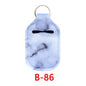 Neoprene Marble Wristband Sanitizer Chapstick Holder Keychains Wholesale B86