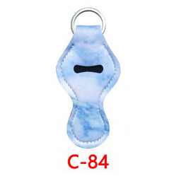 Neoprene Marble Wristband Sanitizer Chapstick Holder Keychains Wholesale C84