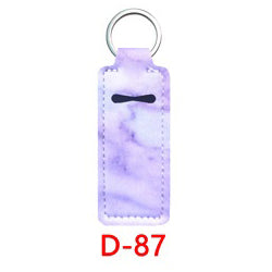 Neoprene Marble Wristband Sanitizer Chapstick Holder Keychains Wholesale D87