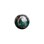 Ancient Fragrant Stained Painted Glass Beads 8mm Vintage 50pcs 4