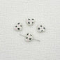 Heart Metal Beads 12mm Baking Painted Puzzle Pattern Enamel 10pcs 7
