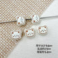 Bear Metal Beads 13mm Glossy Painted Alloy 10pcs 11