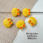 Shell and Mermaid Tail Metal Beads 14mm Glossy Pastel Painted Alloy 10pcs 11