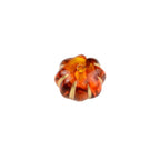 Painted Flattened Pumpkin Acrylic Beads 12mm Mixed Colors 40pcs 5