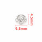 Stainless Steel Flower Metal Beads Vintage Style Bead Caps 100pcs 14