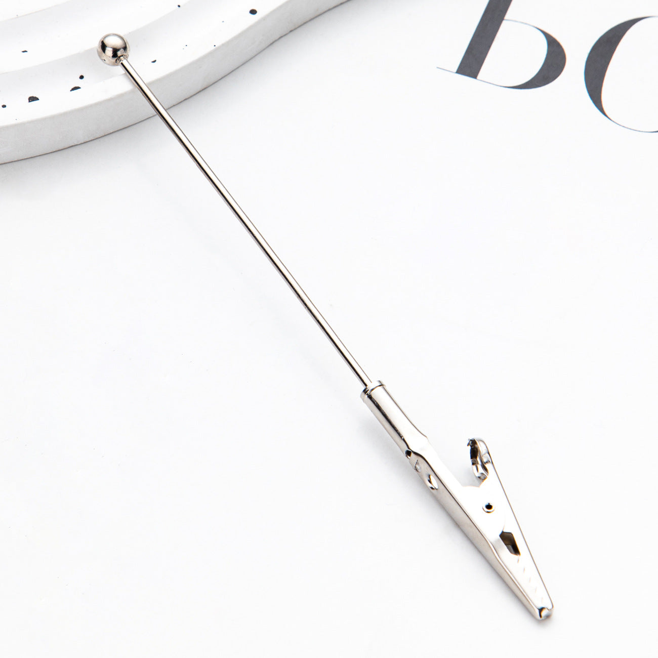 Beadable Alligator Clip Metal Toothed Colorful Slim Note Holder 7