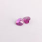 Plating Faceted Heart Acrylic Beads 13mm Transparent AB Colored 100pcs 7