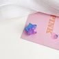 Gradient Faceted Crackle Star Acrylic Beads 21mm Colorful Mixed 100pcs 7