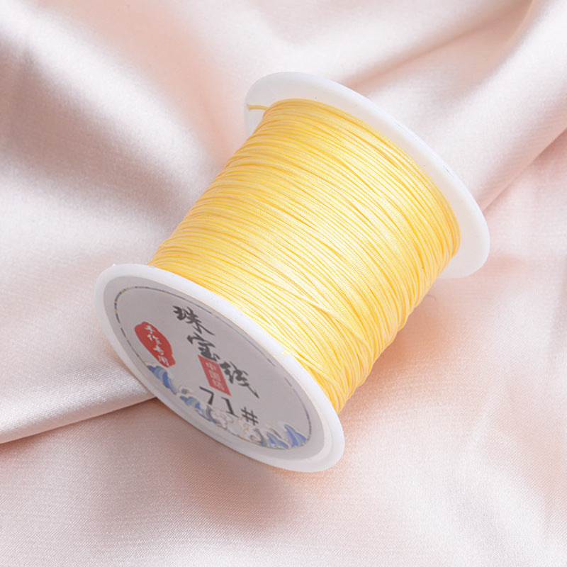 Nylon Thread Solid Color Glossy Finish 0.4mm 60m Spool 26