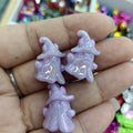 UV Plating Ghost Acrylic Beads 16x22mm Glossy Colorful 100pcs 2