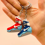 PVC Fashion Sports Shoes Keychain Mini Sneaker Charm Vibrant Colors 2