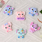 Glossy Resin Beads Pastel Character Design 10pcs 4