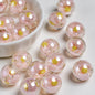 Sweet Bow Inside Resin Round Acrylic Beads 16mm 10pcs 10