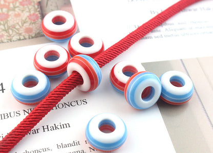 Resin Donut Spacer Beads 14mm Colorful 500pcs 18