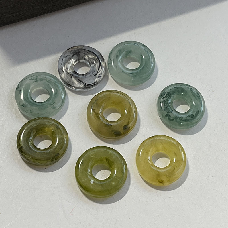 Resin Spacer Beads 20mm Vintage Misty Style 100pcs