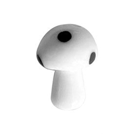 Mushroom Glass Beads 15mm 20mm Glossy Colorful Caps with Spots 100pcs 5