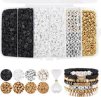 Heishi Clay Beads 6mm Multicolor Smooth Matte Polymer 1box 7