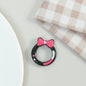 Zinc Alloy Bow Trigger Keyrings 27mm Baking Painted 6pcs 7