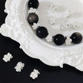 Alloy Rose Spacer Beads 8mm Tibetan Style 100pcs 2