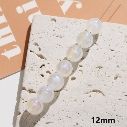 Pearl Acrylic Beads 8-16mm Mermaid Imitation Shimmer 10pcs 8