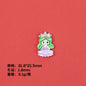 Glossy Pastel Princess Resin Beads Glossy Pretty Figures 10pcs 8