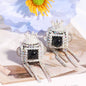 Polymer Clay Cube Rhinestone Beads 21mm Tassel Decorative 10pcs 6