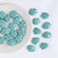 Polka Dotted Fish Ceramic Beads 21mm Colorful Glazed 5pcs 4