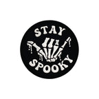 Silicone Focal Beads Ghost Finger Stay Spooky Lettering 20pcs 5