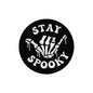 Silicone Focal Beads Ghost Finger Stay Spooky Lettering 20pcs 5