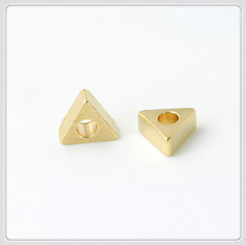 Brass Square Spacer Beads Geometric Silver Tone 100pcs 10