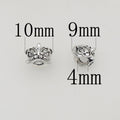 Dancing Lion Metal Beads 10mm Tibetan Large Hole Alloy 20pcs 6