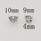 Dancing Lion Metal Beads 10mm Tibetan Large Hole Alloy 20pcs 6