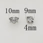 Dancing Lion Metal Beads 10mm Tibetan Large Hole Alloy 20pcs 6