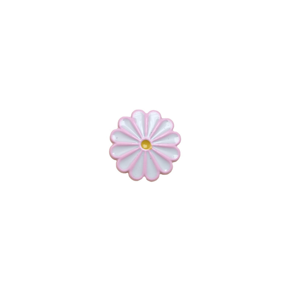 Daisy Metal Beads 13mm Baking Painted Zinc Alloy 20pcs 5