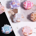 Embellished Bunny Clay Beads 23mm Pearl Crystal Cluster 6pcs 2