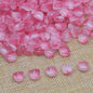 Gradient Tulip Petals Leaves Glass Beads Petal 9mm Leaf 14mm 100pcs 8