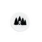 Silicone Focal Beads Nature Theme Circle Badge Love Mom 10pcs 6