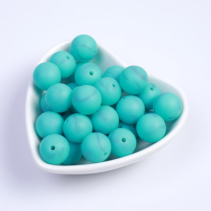 15mm Silicone Beads Candy Color Pastel Mix 20pcs 19