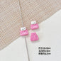 Cat and Bear Candy Painted Metal Beads 13 16mm Glossy 10pcs 8