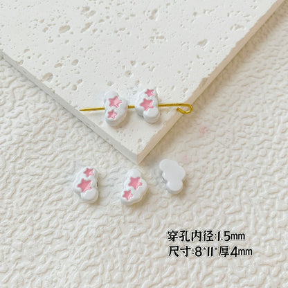 Painted Cute Character Plate Series Metal Beads Bulk 20pcs 12