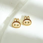 Bunny Metal Beads 12mm Color Retaining Enamel Zinc Alloy 10pcs 2